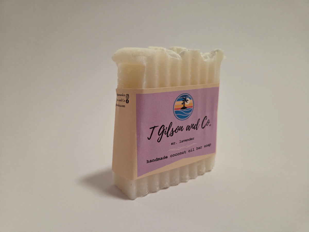 Mr. Lavender Coconut Oil Bar Soap