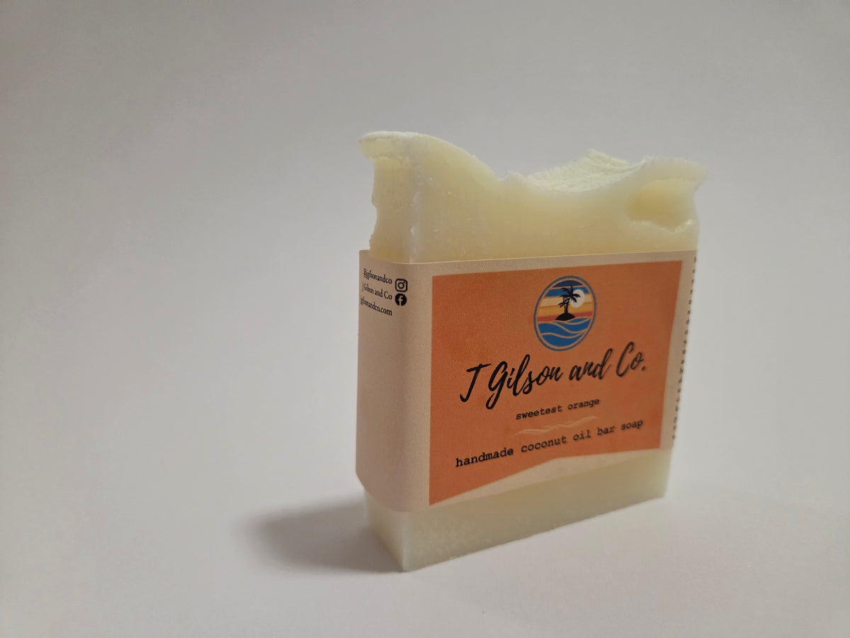 Sweetest Orange Coconut Oil Bar Soap